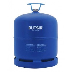 BOTELLA GAS BUTANO ROSCA UNIVERSAL (AZUL) 2,8 kg
